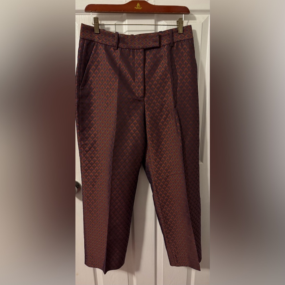 Zara Multicolor Geometric Trousers